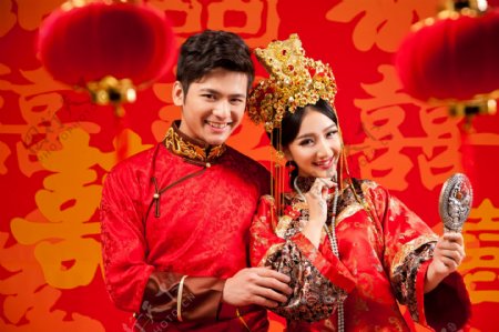 中式风格婚纱摄影图片