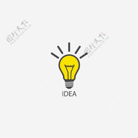 创意电灯logo