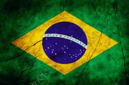 巴西国旗背景图片