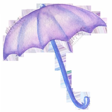 彩绘雨伞高清素材