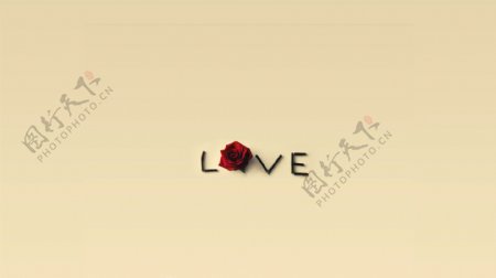 LOVE字母艺术图