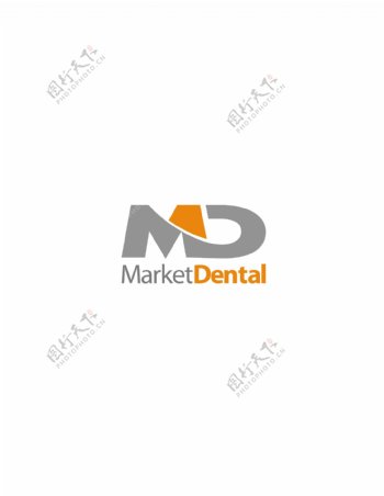 MarketDentallogo设计欣赏MarketDental卫生机构标志下载标志设计欣赏