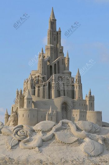 沙子建造的城堡