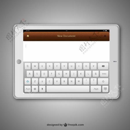 精美平板iPad电脑矢量素材