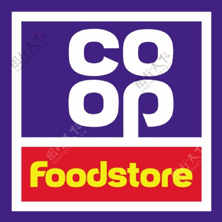 coop副食店标志