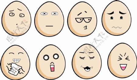 鸡蛋卡通形象设计