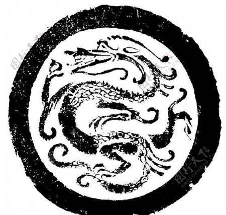 瓦当图案秦汉时期图案中国传统图案图案119