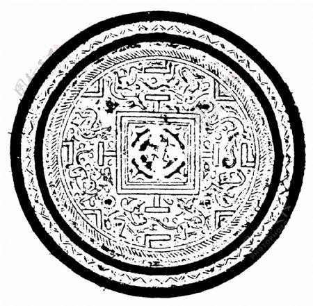 器物图案中国传统图案秦汉时期图案081