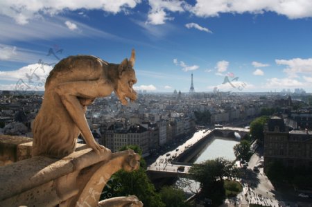 巴黎城市风景图片