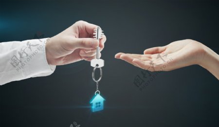 手里的房子钥匙图片