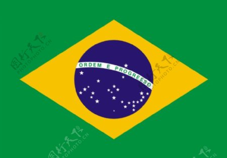 巴西的剪贴画国旗
