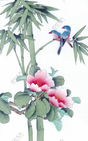 花鸟中国画