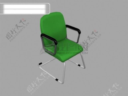 3d绿色靠椅