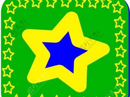 巴西星矢量图像