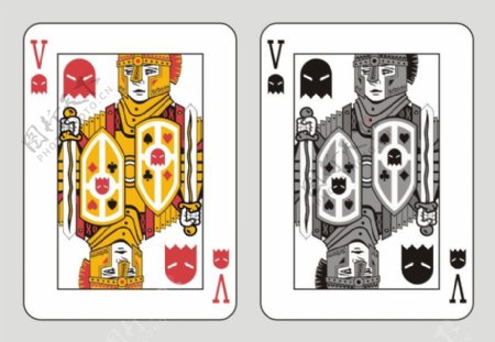 扑克鬼卡的设计版本