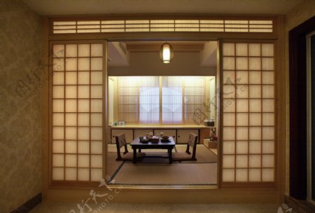 现代日式客厅装修效果图