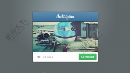 InstagramWidgetPSD