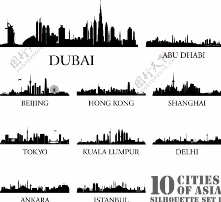 全球城市剪影
