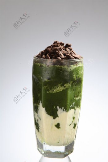 绿茶冰淇淋图片