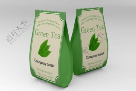绿茶包装设计PSD