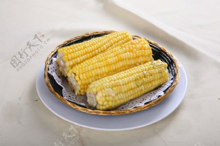 粘玉米图片