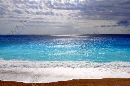 高清希腊海滩图片