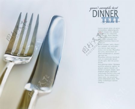 叉子与餐刀