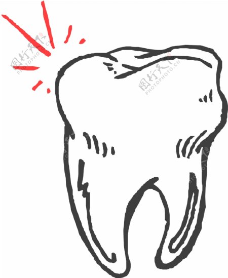 牙齿门牙