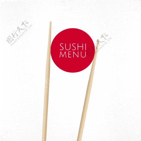 筷子与寿司图标