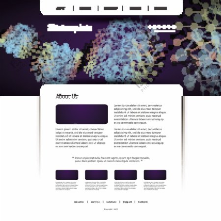 分子结构网站设计