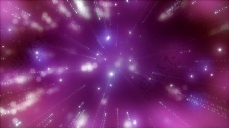 光线紫色超炫动态粒子视频