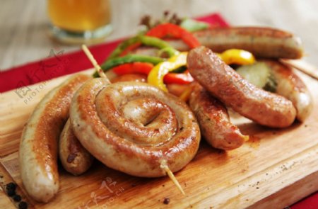 德国猪肉煎肠图片