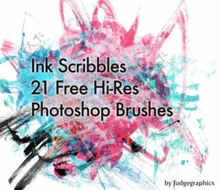 21种免费的刷子涂抹效果Photoshop笔刷