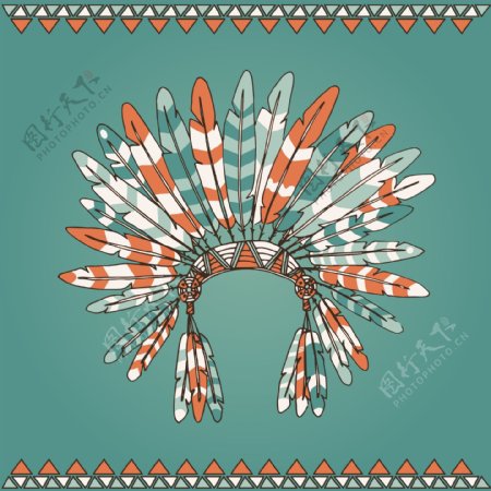 印度羽毛设计