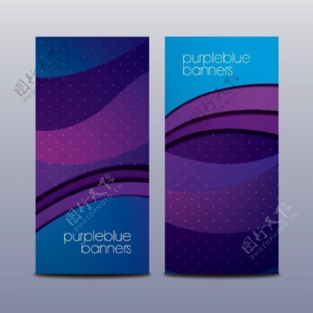 紫浪蓝小画册模板