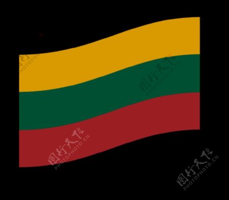 立陶宛国旗的互动