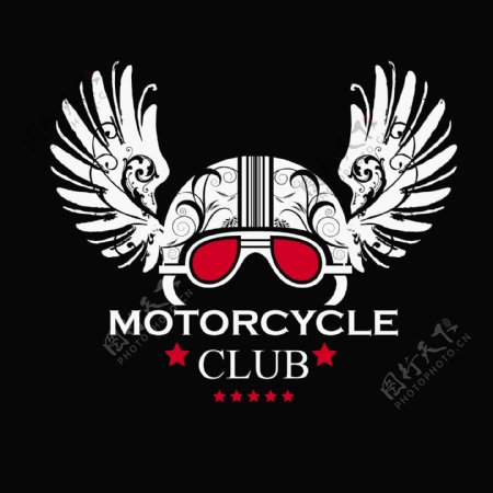 创意摩托车标志设计