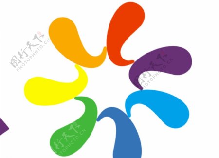 七色花瓣logo图片