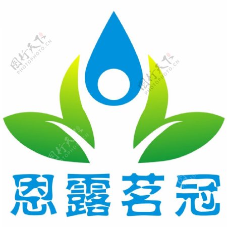 绿色水滴logo