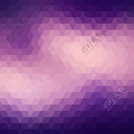 不同紫色色调的几何背景