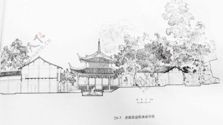 中式休闲建筑效果图