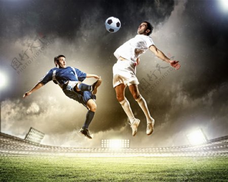 足球运动广告背景