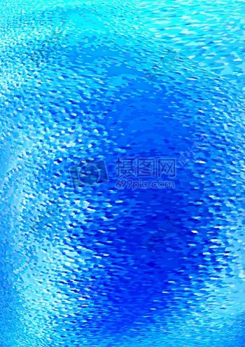 蓝色的漩涡波纹