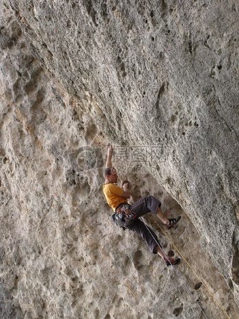 法国南部的攀岩运动