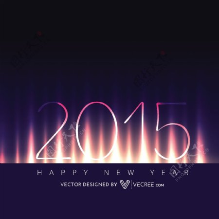 2015新年照明窗帘的背景