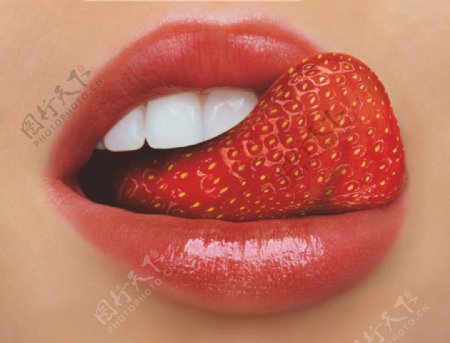 草莓舌尖