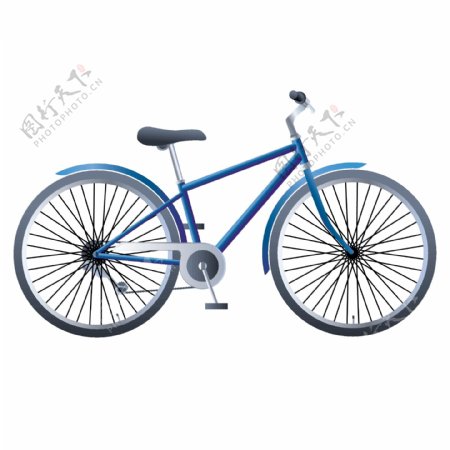 自行车交通工具矢量EPS格式0001