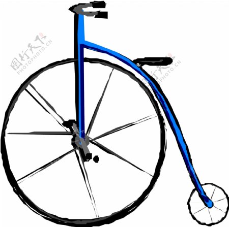 自行车矢量素材EPS格式0022