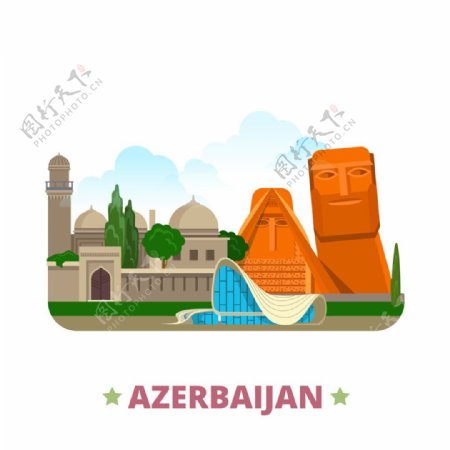 阿塞拜疆漫画图片