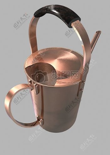 金属的铜水壶